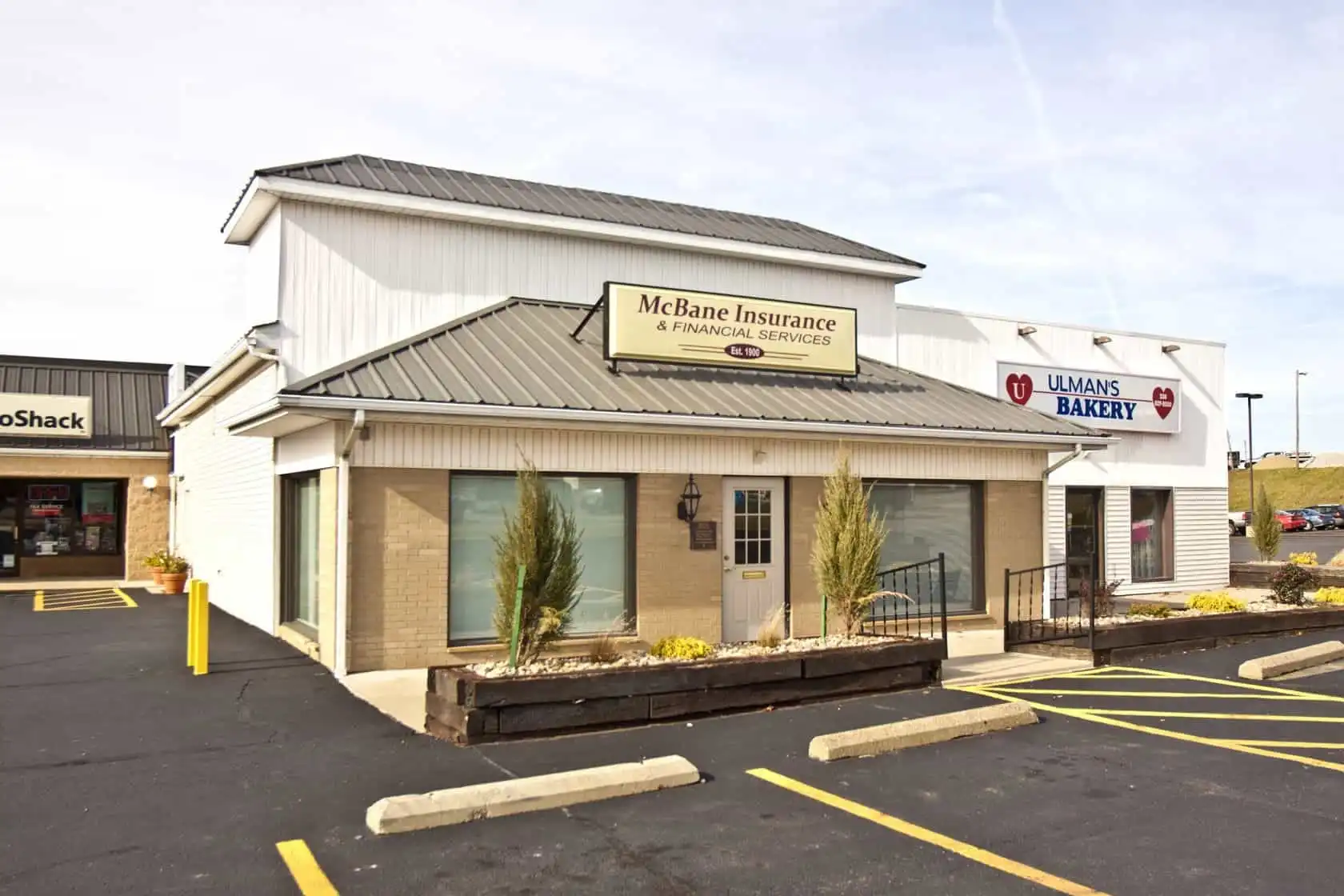 McBane Insurance office at 1115 Canton Rd. NW in Carrollton, Ohio